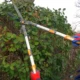 Foarfeca gard viu, arbusti, tip bypass, lama teflonata, maner telescopic 71-83 cm, Richmann Exclusive - imagine 6