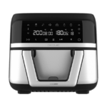 Friteuza cu aer cald, fara ulei Cecotec Cecofry Dual 9000, 2850W, 9L, Control tactil, 6 Programe