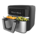 Friteuza cu aer cald, fara ulei Cecotec Cecofry Dual 9000, 2850W, 9L, Control tactil, 6 Programe - imagine 4
