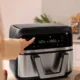 Friteuza cu aer cald, fara ulei Cecotec Cecofry Dual 9000, 2850W, 9L, Control tactil, 6 Programe - imagine 8