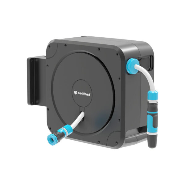 Furtun cu tambur automat Cellfast ERGO, 20m, 1 2  , accesorii incluse - imagine 2