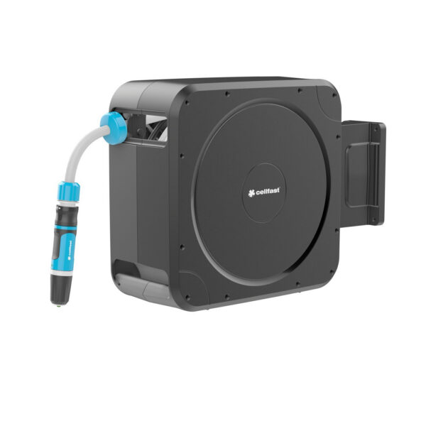 Furtun cu tambur automat Cellfast ERGO, 20m, 1 2  , accesorii incluse - imagine 1