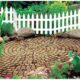 Gard de gradina decorativ, din plastic, alb, set 7 buc, 3.2 m x 35 cm - imagine 3