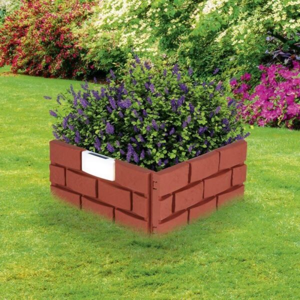 Gard de gradina decorativ, cu iluminare solara, set 4 buc, 42x29 cm - imagine 9