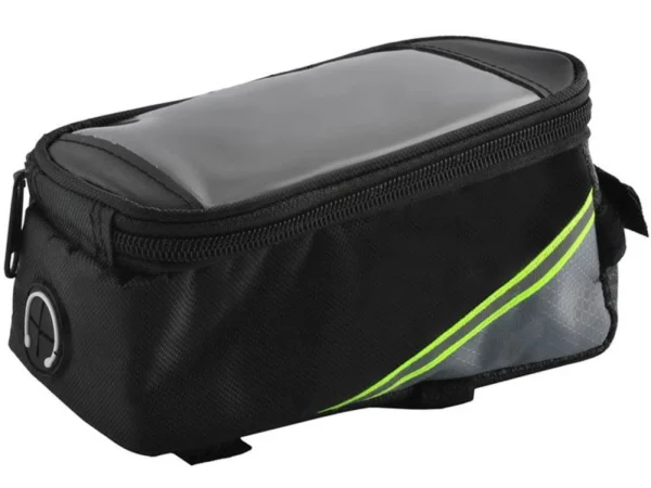 Geantuta de bicicleta cu compartiment pentru telefonul mobil, montare pe cadru, waterproof - imagine 7