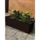 Jardiniera decorativa, maro, 68.5x17.3x15 cm, Ratolla Case P  - imagine 3