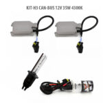 Kit Xenon H3 Carguard CAN-BUS, lumina 4300K, 35W, 12V