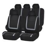Huse universale scaune auto Carguard, poliester, gri