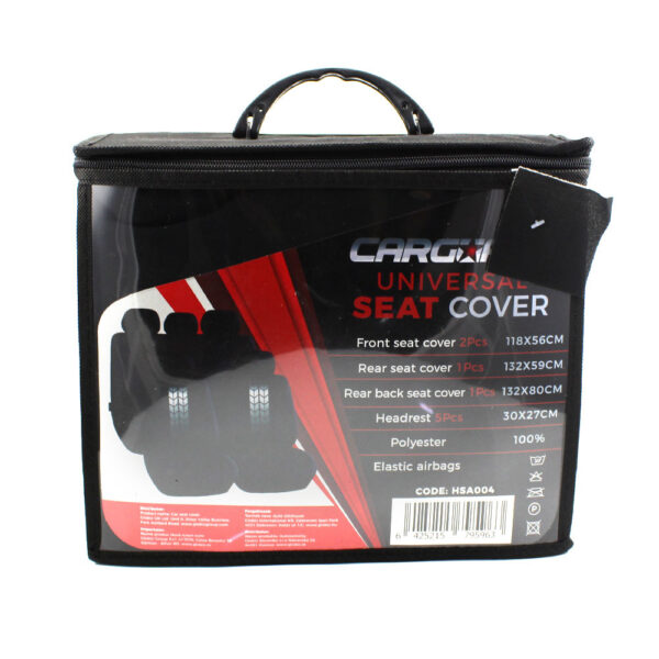 Huse universale scaune auto Carguard, poliester, negre - imagine 5