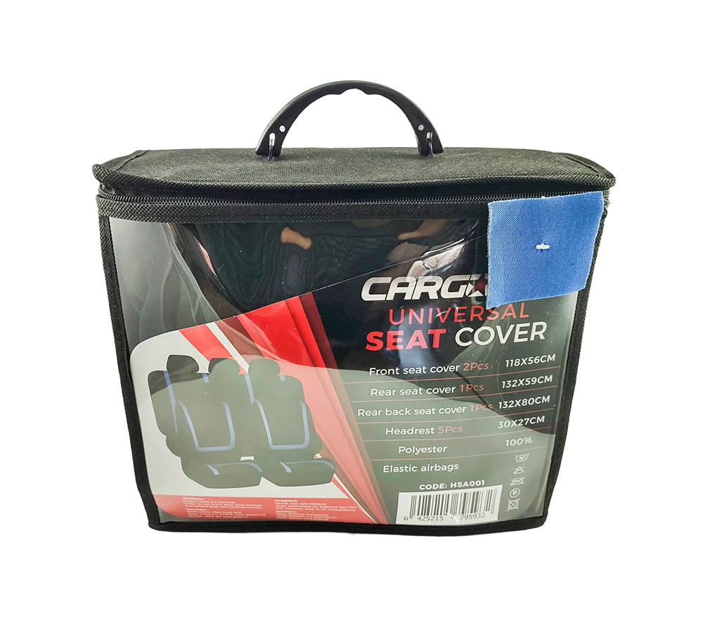 Huse universale scaune auto Carguard, poliester, albastre