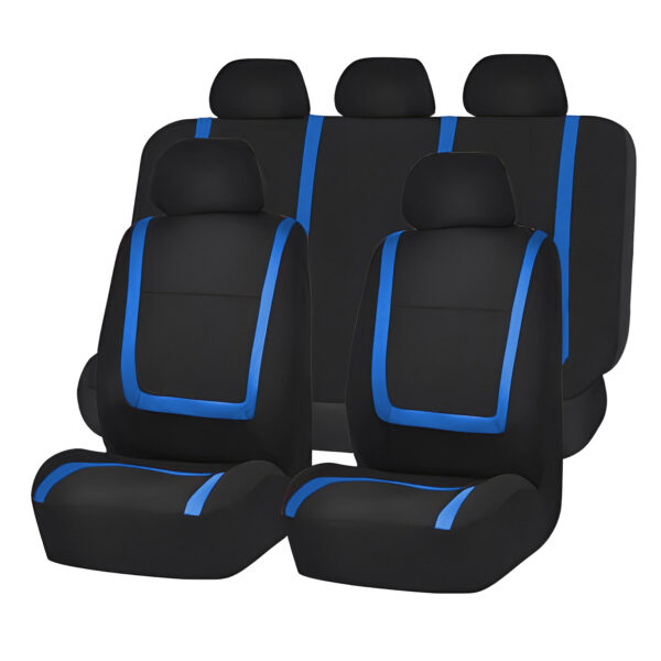 Huse universale scaune auto Carguard, poliester, albastre - imagine 1