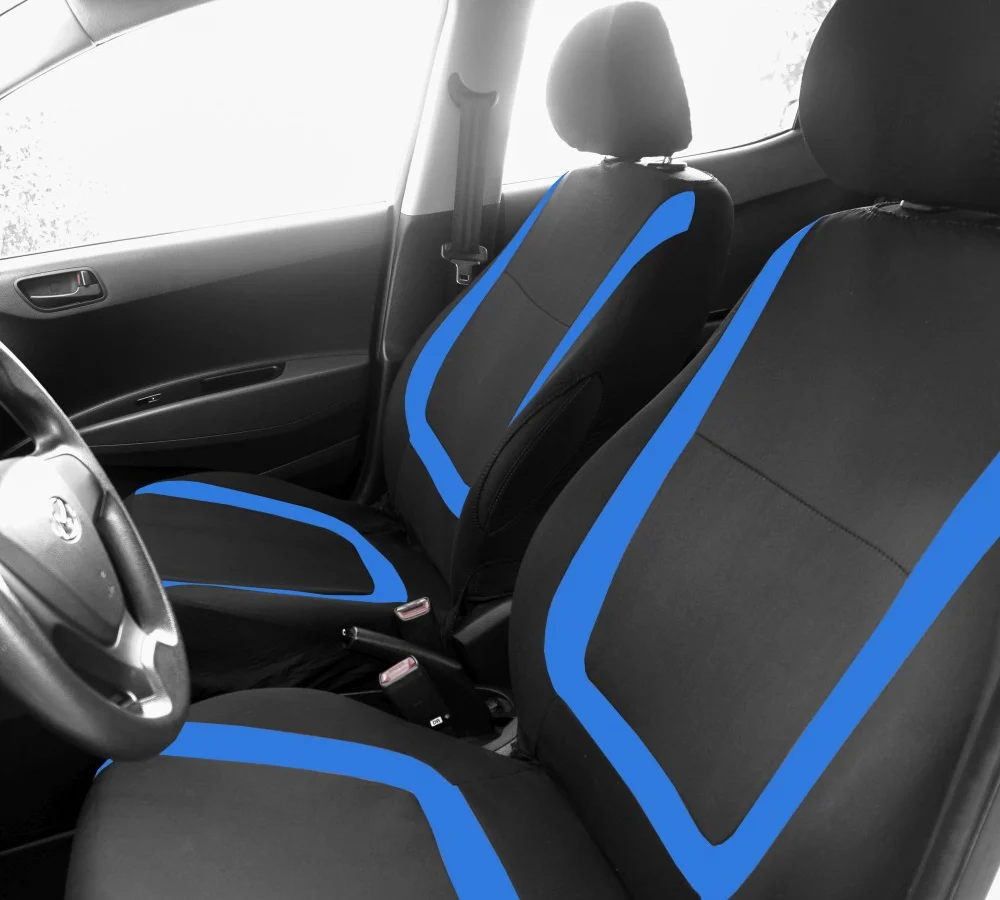 Huse universale scaune auto Carguard, poliester, albastre