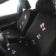 Huse universale scaune auto Carguard, model fluturasi, poliester, negru - imagine 2