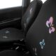 Huse universale scaune auto Carguard, model fluturasi, poliester, negru - imagine 3
