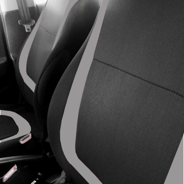Huse universale scaune auto Carguard, poliester, gri - imagine 3