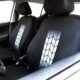Huse universale scaune auto Carguard, poliester, negre - imagine 2