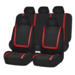 Huse universale scaune auto Carguard, poliester, rosii
