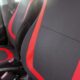 Huse universale scaune auto Carguard, poliester, rosii - imagine 3