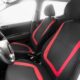 Huse universale scaune auto Carguard, poliester, rosii - imagine 2