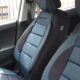 Huse universale premium scaune auto Carguard, albastru + negru, poliester, suport lombar - imagine 3