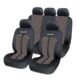 Huse universale premium scaune auto Carguard, poliester, negru + bej