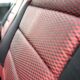 Huse universale premium scaune auto Carguard, rosu + negru, poliester, suport lombar - imagine 3