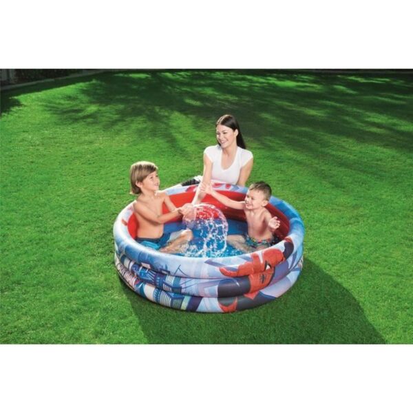 Piscina gonflabila pentru copii, rotunda, 122x30 cm, Bestway Spider-Man - imagine 5