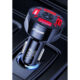 Incarcator auto 4 x USB cu cablu 3 in 1, Quick Charge 3.0, porturi multiple, compatibil universal, Negru - imagine 2