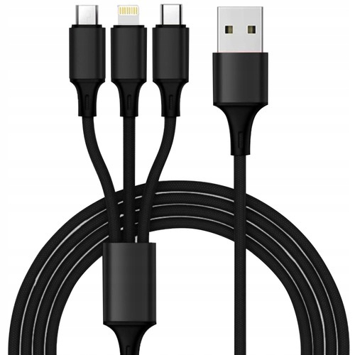 Incarcator Izoxis 4 porturi USB, Fast Charge 3.1A, Cablu Lightning, USB-C si microUSB - negru 3 Incarcator Izoxis 4 porturi USB, Fast Charge 3.1A, Cablu Lightning, USB-C si microUSB - negru