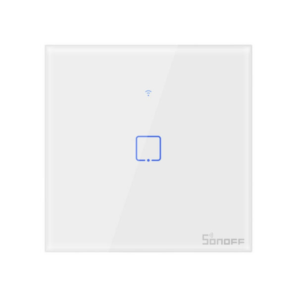 Intrerupator Smart  cu Touch  Sonoff T0 EU TX , WiFi, 1 canal - imagine 1