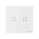 Intrerupator Smart  cu Touch Wifi + RF 433 Sonoff T1 EU TX, 2 canale