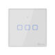 Intrerupator Smart  cu Touch WiFi + RF 433 Sonoff T2 EU TX, (3 canale)