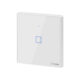 Intrerupator Smart  cu Touch WiFi + RF 433 Sonoff T2EU1C TX, (1 canal) - imagine 3