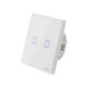 Intrerupator Smart  cu Touch WiFi + RF 433 Sonoff T2 EU TX, (2 canale) - imagine 3
