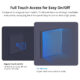 Intrerupator Smart Sonoff T5-1C-86 WiF cu Full Touch (1 canal), Lumina LED 5A 1200W - imagine 3