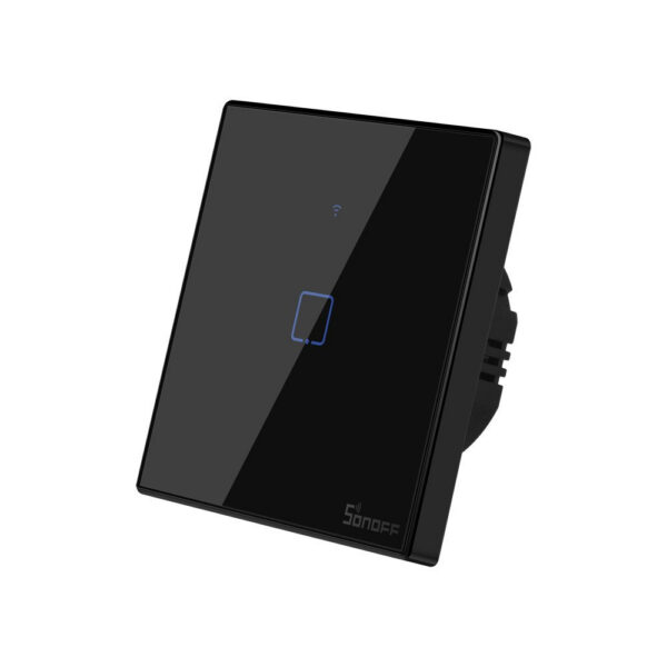 Intrerupator Smart  cu Touch WiFi + RF 433 Sonoff T3 EU TX, 1 canal - imagine 2