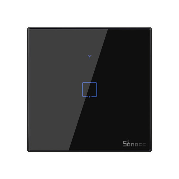 Intrerupator Smart  cu Touch WiFi + RF 433 Sonoff T3 EU TX, 1 canal - imagine 1