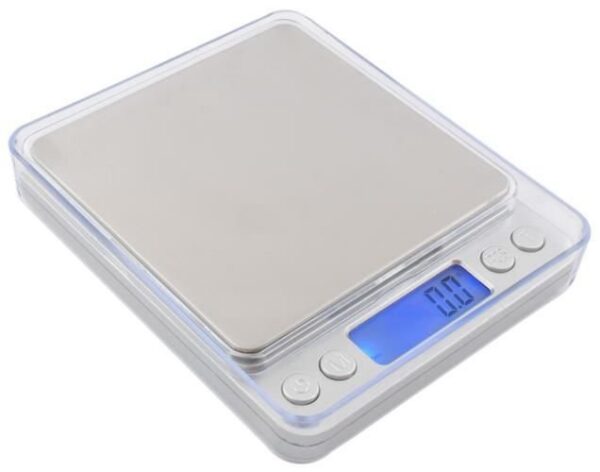 Cantar de bucatarie de mare precizie cu 2 boluri de masurare, scara de referinta 1g, display LCD iluminat, functie Tara - imagine 8
