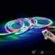 Kit furtun luminos LED SMD RGB Waaterproof, telecomanda, lungime 5 m, alimentare priza - imagine 7