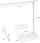 Lampa de birou LED Lepro PR310001 control Touch, 3 moduri, 9W, 800 Lumeni, Alb - imagine 6