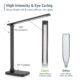 Lampa de birou LED Lepro PR310002 control Touch, 3 moduri, 9W, 750 Lumeni, Negru - imagine 6