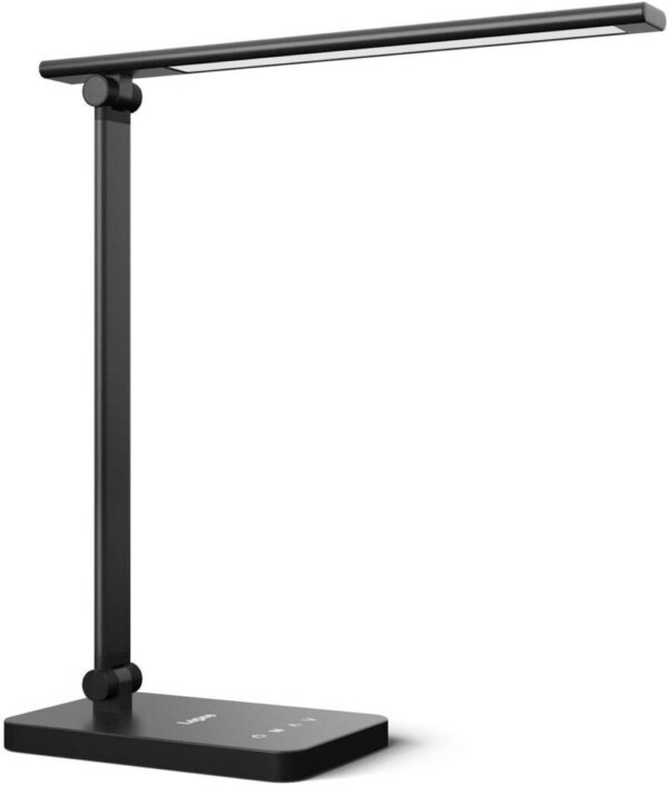 Lampa de birou LED Lepro PR310002 control Touch, 3 moduri, 9W, 750 Lumeni, Negru - imagine 1