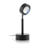 Proiector LED Sunset Sulam Innovagoods, simulare apus de soare, 3W, 260 lm, lumina calda, USB