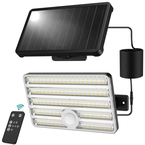 Lampa solara de perete Ustellar LED UT88269, 2500lm, Telecomanda,  3 moduri, senzor de miscare - imagine 1