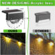 Set 2 lampi solare LED Rovo CD916, 2 moduri, lumina alb-cald, multicoloara - imagine 4