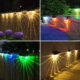 Set 2 lampi solare LED Rovo CD916, 2 moduri, lumina alb-cald, multicoloara - imagine 3