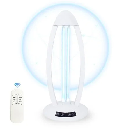 lampa uv c cu dubla sterilizare telecomanda si timer 38w 60 mp 13002