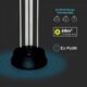 Lampa UV-C bactericida cu dubla sterilizare si senzor de prezenta, V-TAC, 38W - 60 mp - imagine 6