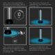 Lampa UV-C bactericida cu dubla sterilizare si senzor de prezenta, V-TAC, 38W - 60 mp - imagine 5