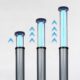 Lampa UV-C automata fara ozon, tub telescopic, telecomanda, timer, senzor miscare, 200W - imagine 5
